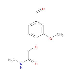 2-(4-formyl-2-methoxyphenoxy)-N-methylacetamide