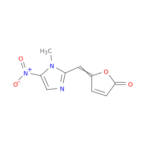 2(5H)-Furanone,5-[(1-methyl-5-nitro-1H-imidazol-2-yl)methylene]-