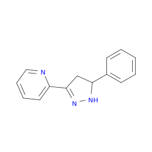 Pyridine, 2-(4,5-dihydro-5-phenyl-1H-pyrazol-3-yl)-