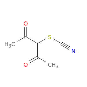 Thiocyanic acid,1-acetyl-2-oxopropyl ester
