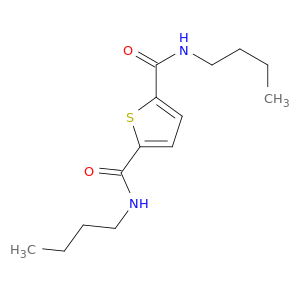 2,5-Thiophenedicarboxamide, N,N'-dibutyl-
