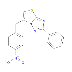 Thiazolo[3,2-b][1,2,4]triazole, 6-[(4-nitrophenyl)methyl]-2-phenyl-
