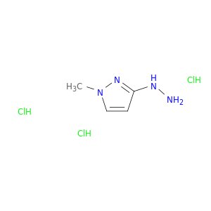 3-hydrazinyl-1-methyl-1H-pyrazole trihydrochloride