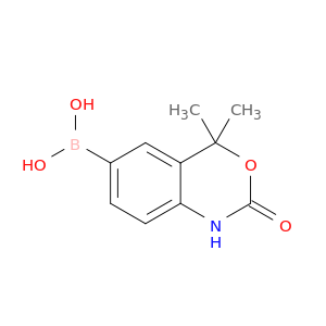 B-(1,4-二氢-4,4-二甲基-2-氧代-2H-3,1-苯并嗪-6-基)硼酸