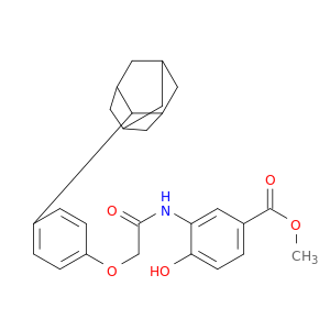 3-(2-(4-(金刚烷-1-基)苯氧基)乙酰胺基)-4-羟基苯甲酸甲酯