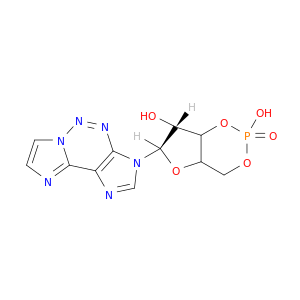 3H-Diimidazo[1,2-c:4',5'-e][1,2,3]triazine,3-(3,5-O-phosphinico-b-D-ribofuranosyl)- (9CI)