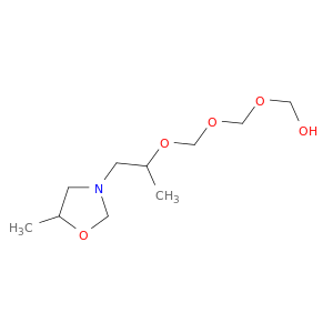 Methanol, (((1-methyl-2-(5-methyl-3-oxazolidinyl)ethoxy)methoxy)methoxy)-