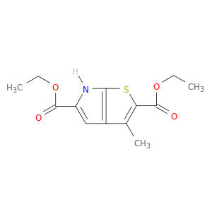 6H-Thieno[2,3-b]pyrrole-2,5-dicarboxylic acid, 3-methyl-, diethyl ester