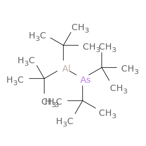 Aluminum, [bis(1,1-dimethylethyl)arsino]bis(1,1-dimethylethyl)-