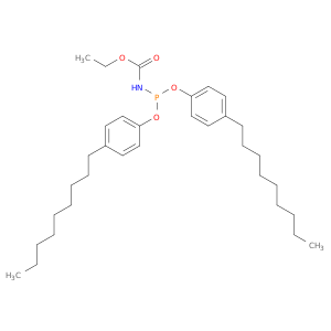 Carbamic acid, [bis(4-nonylphenoxy)phosphino]-, ethyl ester