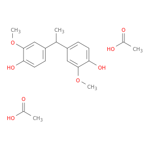 Phenol, 4,4'-ethylidenebis[2-methoxy-, diacetate