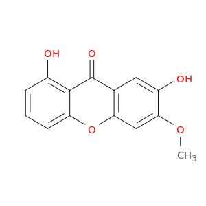 9H-Xanthen-9-one, 1,7-dihydroxy-6-methoxy-