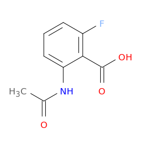2-acetamido-6-fluorobenzoic Acid