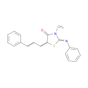 4-Thiazolidinone,3-methyl-2-(phenylimino)-5-(3-phenyl-2-propen-1-ylidene)-