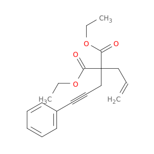 烯丙基-(3-苯基-2-丙炔)基丙二酸二乙酯