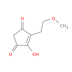 4-Cyclopentene-1,3-dione, 4-hydroxy-5-(2-methoxyethyl)-