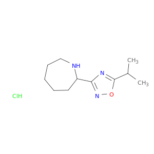 2-[5-(propan-2-yl)-1,2,4-oxadiazol-3-yl]azepane hydrochloride