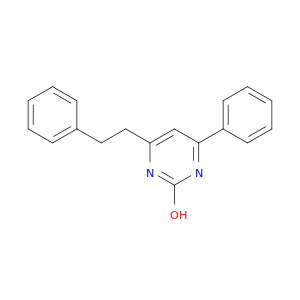 2(1H)-Pyrimidinone,6-phenyl-4-(2-phenylethyl)-