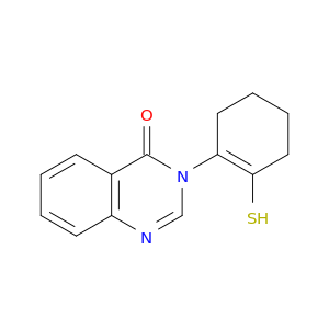 4(3H)-Quinazolinone, 3-(2-mercapto-1-cyclohexen-1-yl)-