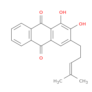 9,10-Anthracenedione, 1,2-dihydroxy-3-(4-methyl-3-penten-1-yl)-