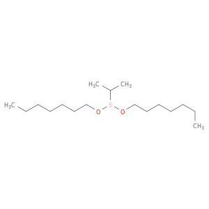 Boronic acid, (1-methylethyl)-, diheptyl ester