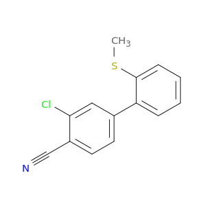2-Chloro-4-[2-(methylsulfanyl)phenyl]benzonitrile