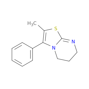 5H-Thiazolo[3,2-a]pyrimidine, 6,7-dihydro-2-methyl-3-phenyl-
