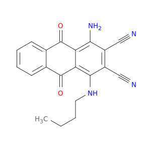 1-氨基-4-(丁基氨基)-9,10-二氢-9,10-二氧化硅-2,3-炭硝基苯腈