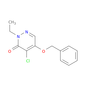 3(2H)-Pyridazinone, 4-chloro-2-ethyl-5-(phenylmethoxy)-