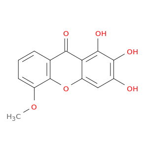 9H-Xanthen-9-one, 1,2,3-trihydroxy-5-methoxy-