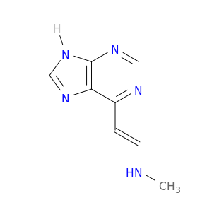 Ethenamine, N-methyl-2-(9H-purin-6-yl)-, (1E)-