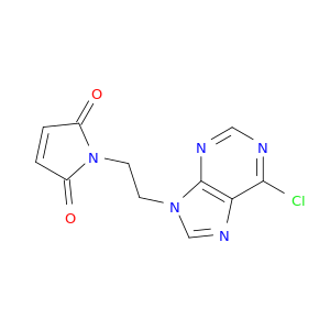 1H-Pyrrole-2,5-dione, 1-[2-(6-chloro-9H-purin-9-yl)ethyl]-