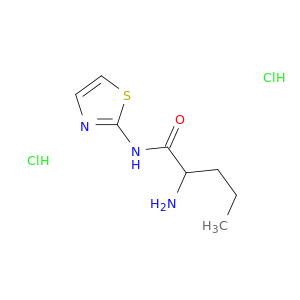 2-amino-N-(1,3-thiazol-2-yl)pentanamide dihydrochloride