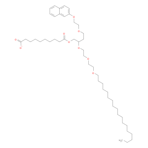 Decanedioic acid, 2-[2-(2-naphthalenyloxy)ethoxy]ethyl2-[2-[2-(octadecyloxy)ethoxy]ethoxy]ethyl ester