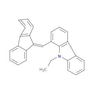 9H-Carbazole, 9-ethyl-1-(9H-fluoren-9-ylidenemethyl)-
