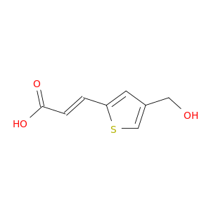 (E)-3-(4-(Hydroxymethyl)thiophen-2-yl)acrylic acid