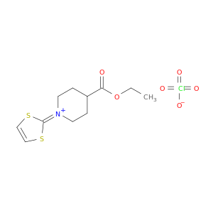 1-(1,3-DITHIOL-2-YLIDENE)-4-(ETHOXYCARBONYL)PIPERIDINIUM PERCHLORATE