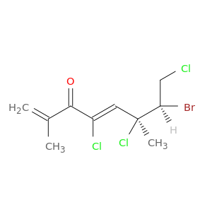 (4Z,6S,7R)-7-bromo-4,6,8-trichloro-2,6-dimethyl-octa-1,4-dien-3-one