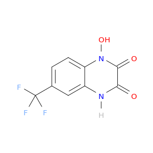 2,3-Quinoxalinedione, 1,4-dihydro-1-hydroxy-6-(trifluoromethyl)-