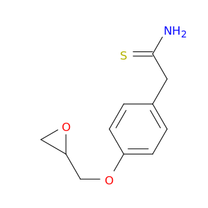 Benzeneethanethioamide, 4-(oxiranylmethoxy)-