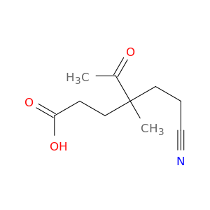 4-(2-cyanoethyl)-4-methyl-5-oxohexanoic acid