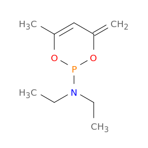 4H-1,3,2-Dioxaphosphorin-2-amine, N,N-diethyl-6-methyl-4-methylene-