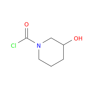 1-Piperidinecarbonylchloride, 3-hydroxy-