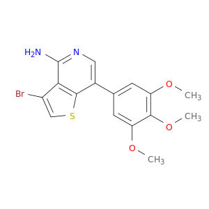 3-Bromo-7-(3,4,5-三甲氧基苯基)Thieno[3,2-C]吡啶-4-胺