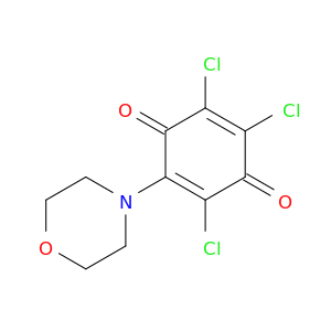 2,5-Cyclohexadiene-1,4-dione, 2,3,5-trichloro-6-(4-morpholinyl)-
