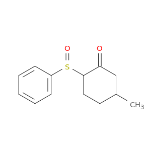 Cyclohexanone, 5-methyl-2-(phenylsulfinyl)-