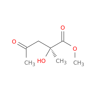 Pentanoic acid, 2-hydroxy-2-methyl-4-oxo-, methyl ester, (S)-