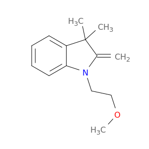 1H-Indole, 2,3-dihydro-1-(2-methoxyethyl)-3,3-dimethyl-2-methylene-