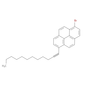 Pyrene, 1-bromo-6-(1-dodecyn-1-yl)-