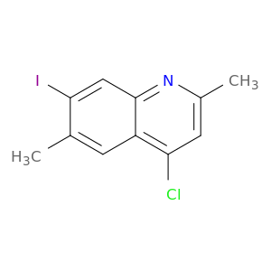 Quinoline, 4-chloro-7-iodo-2,6-dimethyl-